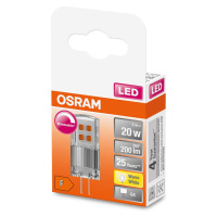 OSRAM OSRAM PIN 12V LED kolíková žárovka G4 2W 200lm dim