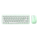 MOFII Sada bezdrátové klávesnice a myši MOFII Bean 2.4G (bílo-zelená)