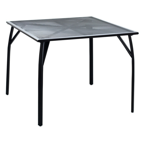 Zahradní stůl ZWMT černý kov Rojaplast 90x90x72 cm