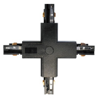 Konektor pro svítidla v lištovém systému 3-fázový TRACK černá typ +