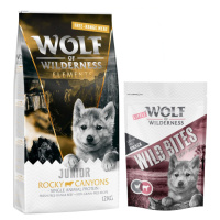 Wolf of Wilderness granule 12 kg + snack 180g zdarma! - Junior 