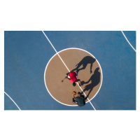 Fotografie Aerial shot of 2 basketball players and shadows, Hello Africa, 40x24.6 cm