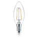 Philips LED Classic 2,3-25W, E14, 2700K, Čirá