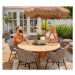 Hartman Luxusní zahradní jídelní stůl Provence dřevěný 150 cm - Natural