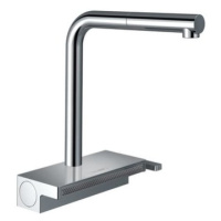 Dřezová baterie Hansgrohe Aquno s vytahovací sprškou, 2 proudy chrom 73830000