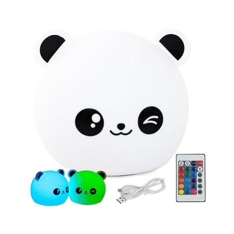 Verk Dětská noční RGB LED lampička s dálkovým ovládáním - Panda 1200mAh