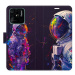 iSaprio Flip pouzdro Neon Astronaut 02 pro Xiaomi Redmi 10C