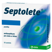 SEPTOLETE Menthol antiseptikum pro ústa a hltan 1 mg 30 pastilek