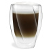 Vialli Design CRISTALLO dvoustěnné sklenice na kávu (latte) a čaj 300 ml, 6 ks 25493