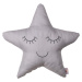 Šedý dětský polštářek s příměsí bavlny Mike & Co. NEW YORK Pillow Toy Star, 35 x 35 cm