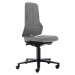 bimos Pracovní otočná židle NEON, kolečka, permanentní kontakt, Supertec, šedý flexibilní pás