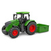 Kids Globe traktor zelený se sklápěčkou volný chod 27,5cm