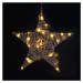 SOLIGHT 1V246 LED ratanová hvězda, 40x LED, 2xAA, 40cm