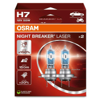 OSRAM H7 12V 55W PX26d NIGHT BREAKER LASER +150% více světla 2ks 64210NL-2HB