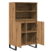 vidaXL Skříň highboard dub artisan 60 x 36 x 110 cm kompozitní dřevo