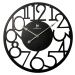 Lowell Designové nástěnné hodiny 21537