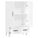 vidaXL Skříň highboard bílá 69,5 x 31 x 115 cm kompozitní dřevo