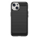 Carbon silikonové pouzdro na iPhone 15 6.1" Black