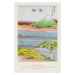 Obrazová reprodukce Special Edition Kanaya-juku / Mount Fuji & The Waves (Pink & Green Japandi) 