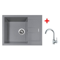 Sinks Amanda 650 Nanogrey + Mix 35