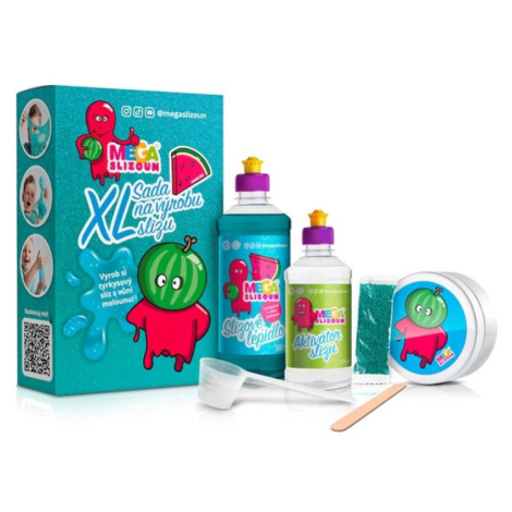 Megaslizoun - Sada, Výroba slizu XL tyrkysová