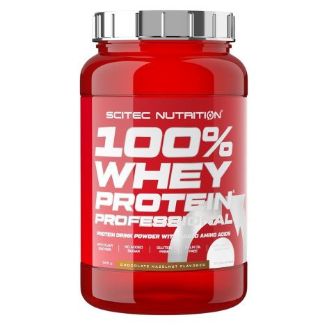 SCITEC NUTRITION 100% Whey Protein Professional čokoláda/lískový oříšek 920 g