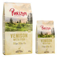 Purizon 6,5 kg + 800 g zdarma - Adult jelen & ryba - bezobilné 6,5kg + 800g zdarma