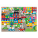 Moulin Roty Puzzle s lupou Ve městě - 48 pcs