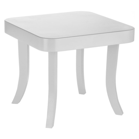 Somebunny Dětský čtvercový stůl bílé nožičky - Bílá, 37 + 47 cm