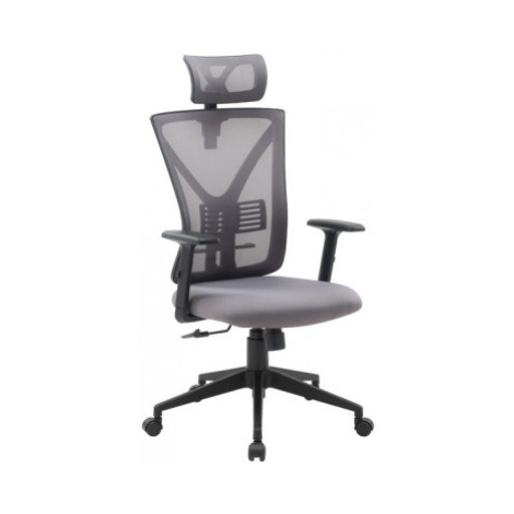 Kancelářská židle Image, šedá látka Asko