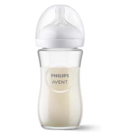 Philips AVENT Láhev Natural Response skleněná 240 ml, 1m+