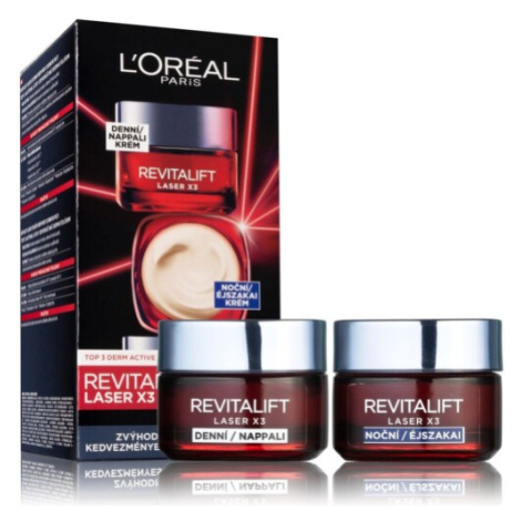 L’Oréal Paris Revitalift Laser X3 denní krém 50 ml + noční krém 50ml