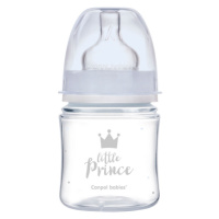 Canpol babies Kojenecká lahev se širokým hrdlem ROYAL BABY 120ml modrá