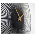 JVD HJ101 - Designové hodiny v kombinaci černo zlaté barvy
