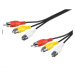 PremiumCord Kabel 3x CINCH-3x CINCH M/M 3m