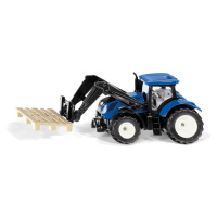 SIKU - Blister - traktor New Holland s paletovými vidlemi a paletou