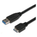 PREMIUMCORD Kabel USB 3.0 A - Micro B 0, 5m, propojovací (M/M)