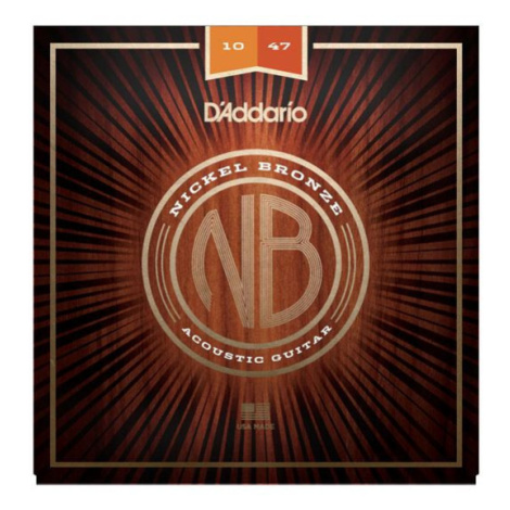 D'Addario NB1047 Nickel Bronze Acoustic Extra Light