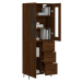 vidaXL Skříň highboard hnědý dub 69,5 x 34 x 180 cm kompozitní dřevo