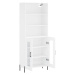 vidaXL Skříň highboard bílá 69,5 x 34 x 180 cm kompozitní dřevo