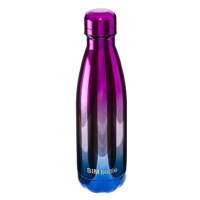 SIM bottle Termoláhev 0,5 L modro růžová metalická barva