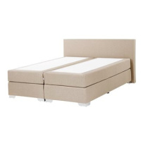 BELIANI postel PRESIDENT 160 × 200 cm, béžová