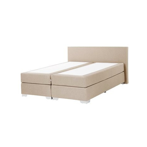BELIANI postel PRESIDENT 160 × 200 cm, béžová