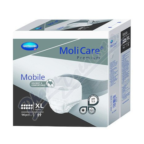 Kalhotky Navlékací Molicare Mobile 10 Kapek Xl boky 130-170cm,2757ml,14ks