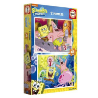 EDUCA Puzzle Sponge Bob 2 × 48 dílků