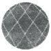 Ayyildiz koberce Kusový koberec Alvor Shaggy 3401 grey kruh Rozměry koberců: 120x120 (průměr) kr