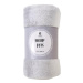 Essex Deka z mikrovlákna SHINY DOTS 150x200 cm světle šedá