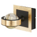 FISCHER & HONSEL Nástěnné svítidlo Cluedo LED, zlatá barva, šířka 12 cm, kov, CCT
