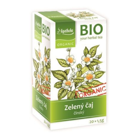 Apotheke BIO Zelený čaj nálevové sáčky 20x1,5 g