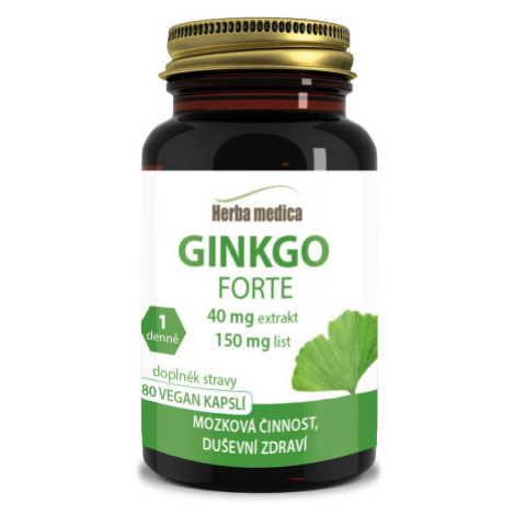 Ginkgo forte extrakt 40mg cps.80 Herba Medica